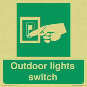 Outdoor lights switch